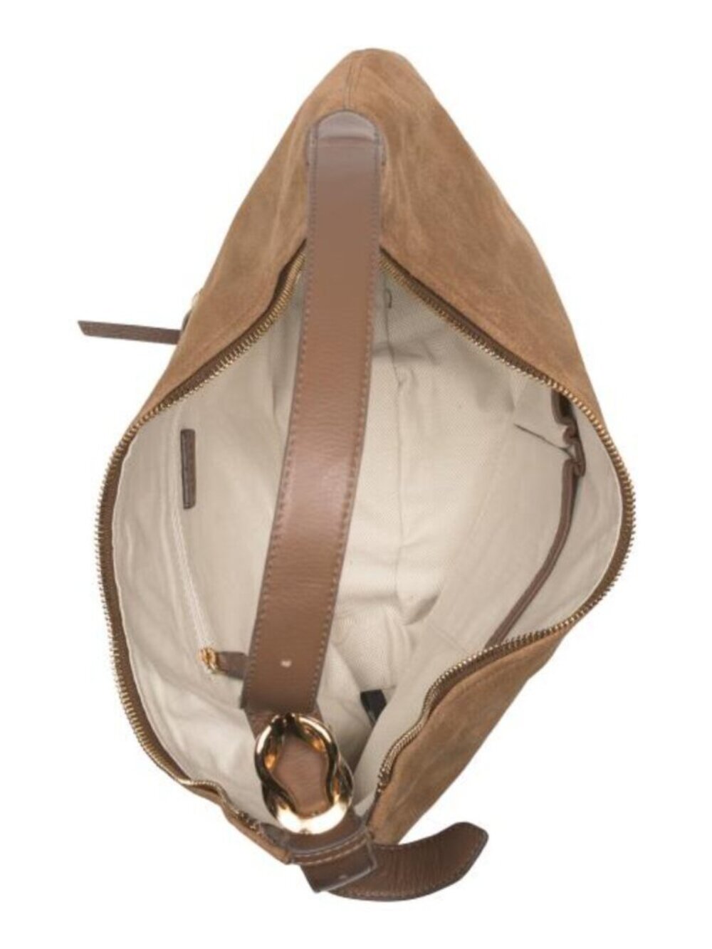 AMERICAN LEATHER CO. Suede Unity Large Hobo - Picture 2 of 4